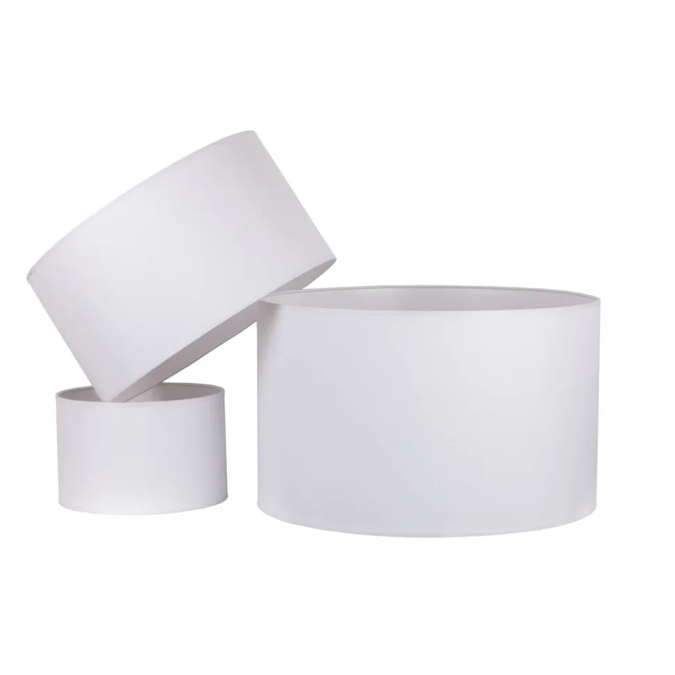 Lampeskærm Roller Ø 50 cm, hvid