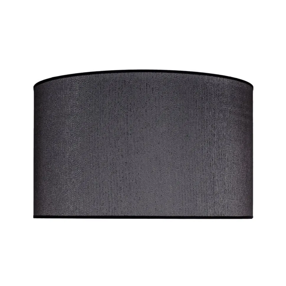Lampeskærm Roller Ø 50 cm, sort/sølv