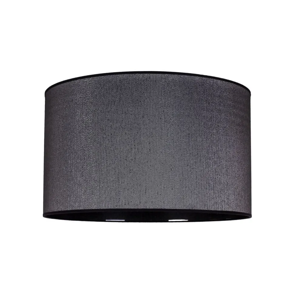 Lampeskærm Roller Ø 50 cm, sort/sølv