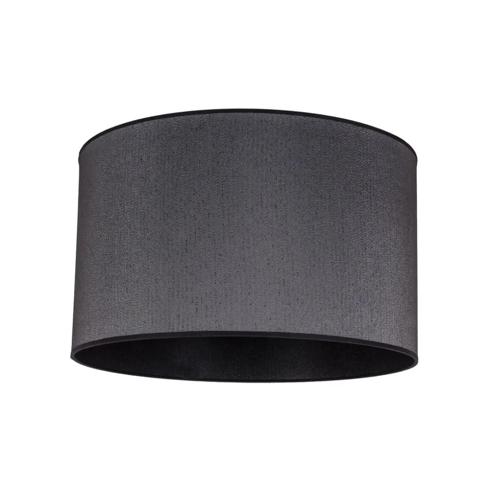 Lampeskærm Roller Ø 50 cm, sort/sølv