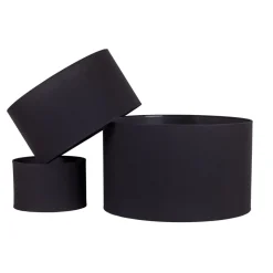 Lampeskærm Roller Ø 25 cm, sort