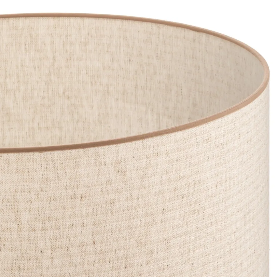 Lampeskærm Roller, ecru, jute, Ø 50 cm, højde 24 cm