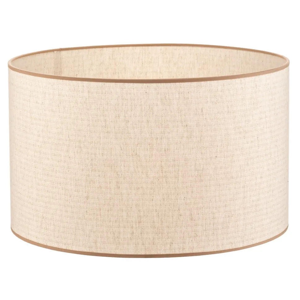 Lampeskærm Roller, ecru, jute, Ø 50 cm, højde 30 cm