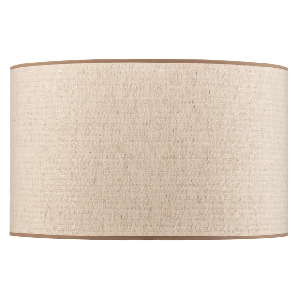 Lampeskærm Roller, ecru, jute, Ø 50 cm, højde 30 cm