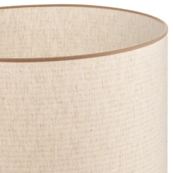 Lampeskærm Roller, ecru, jute, Ø 50 cm, højde 30 cm