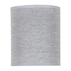 Lampeskærm Roller, grå, Ø 13 cm, højde 15 cm
