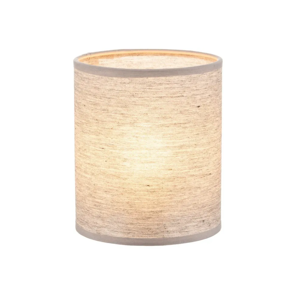 Lampeskærm Roller, grå, Ø 13 cm, højde 15 cm
