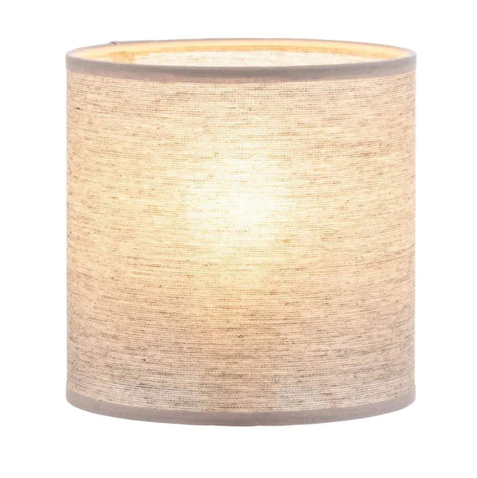 Lampeskærm Roller, grå, Ø 15 cm, højde 15 cm