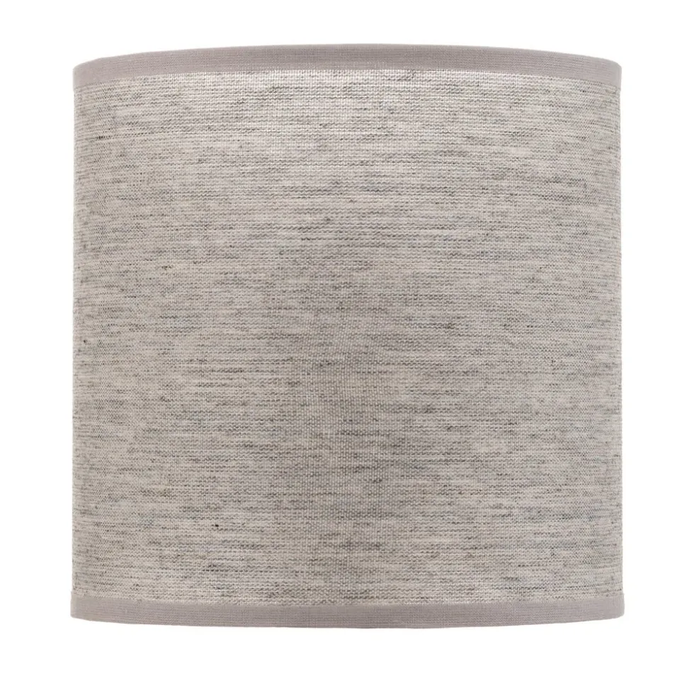 Lampeskærm Roller, grå, Ø 15 cm, højde 15 cm