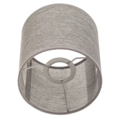 Lampeskærm Roller, grå, Ø 15 cm, højde 15 cm