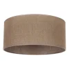 Lampeskærm Roller, lysebrun, Ø 50 cm, højde 24 cm