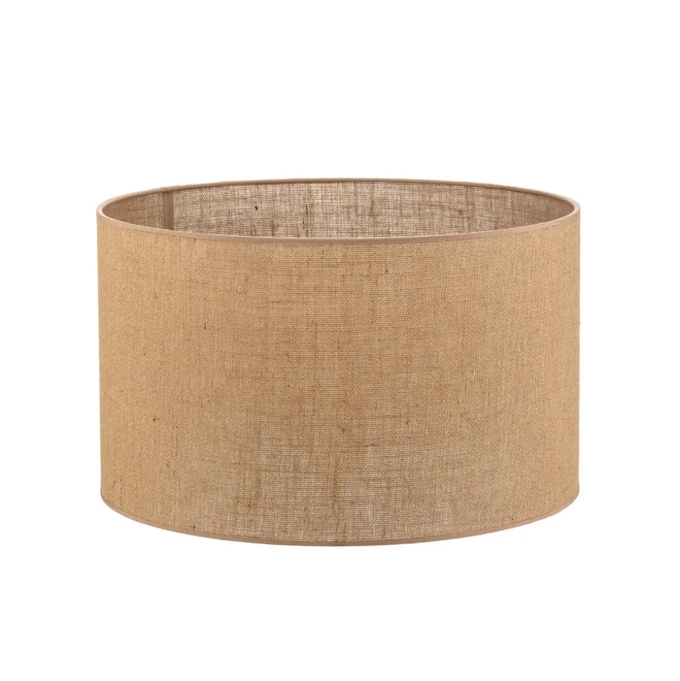 Lampeskærm Roller, lysebrun, Ø 50 cm, højde 30 cm