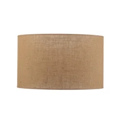 Lampeskærm Roller, lysebrun, Ø 50 cm, højde 30 cm