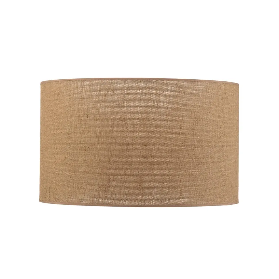 Lampeskærm Roller, lysebrun, Ø 50 cm, højde 30 cm