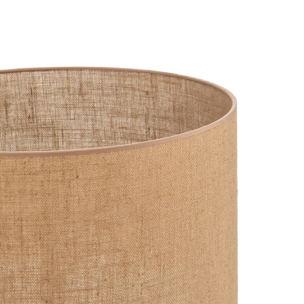 Lampeskærm Roller, lysebrun, Ø 50 cm, højde 30 cm