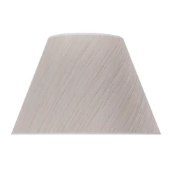 Lampeskærm Sofia Højde 31 cm, hvid/guldstrip