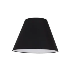 Lampeskærm Sofia Højde 25 cm, sort/hvid