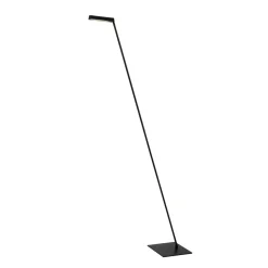Lavale LED-gulvlampe, sort, dæmpbar, højde 138 cm