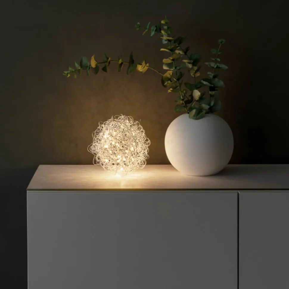 LED dekorativ lyskugle, Ø 20 cm, 40 LED'er