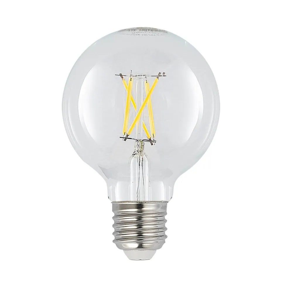 LED E27 4 W G80 2.700 K filament dæmpes klar 2 stk