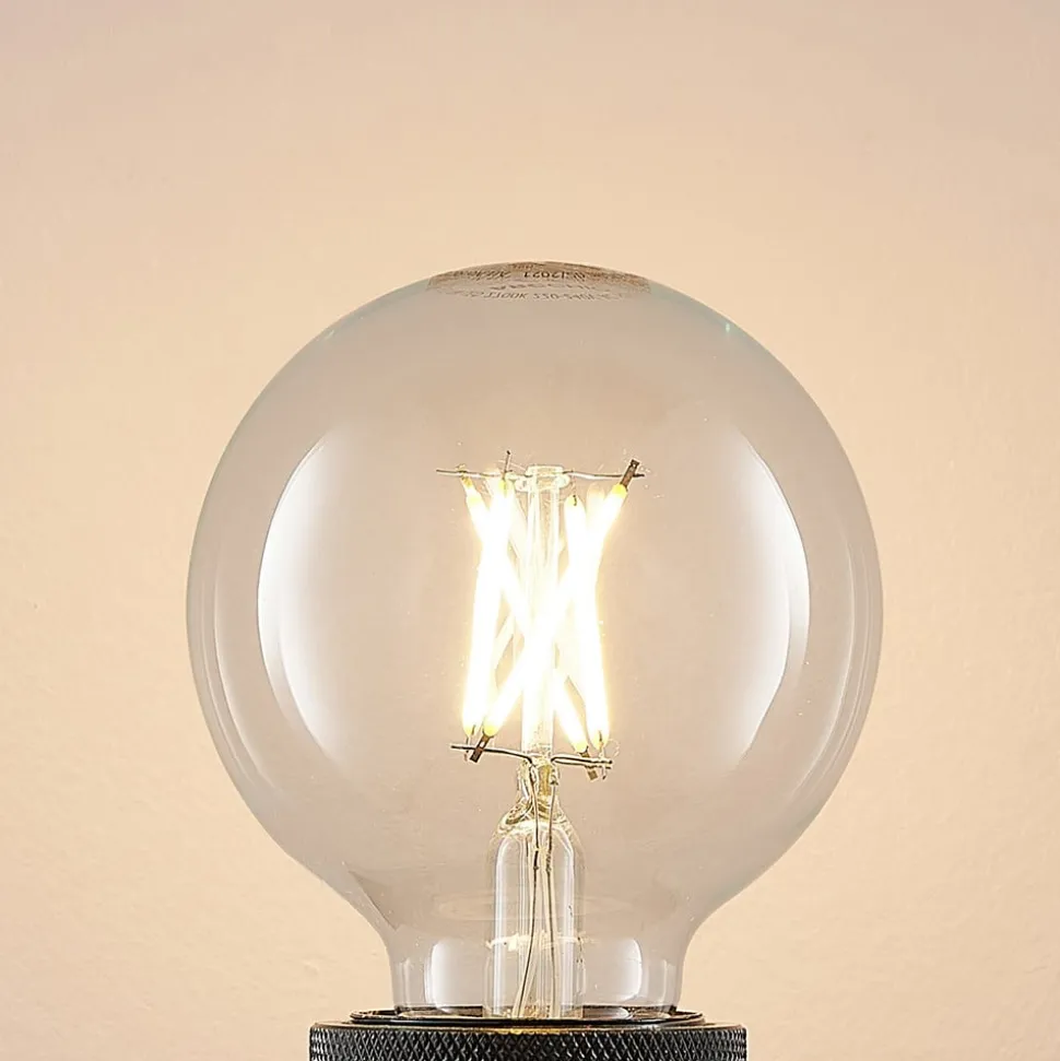 LED E27 4 W G80 2.700 K filament dæmpes klar 2 stk