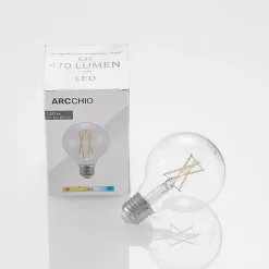 LED E27 4 W G80 2.700 K filament dæmpes klar 2 stk