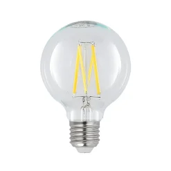 LED E27 8 W G80 2.700 K filament dæmpes klar 3 stk