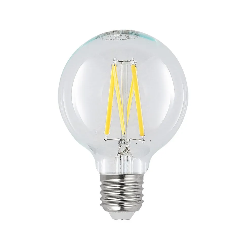 LED E27 8 W G80 2.700 K filament dæmpes klar 3 stk