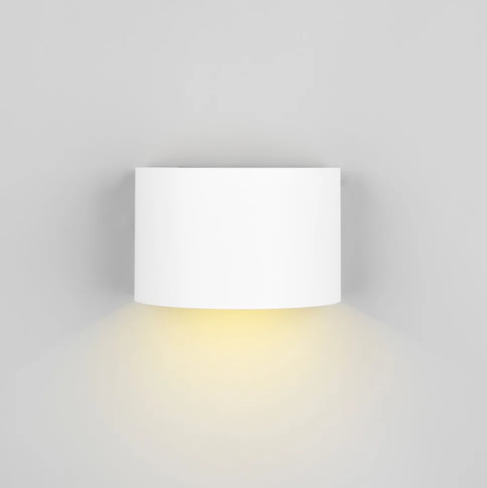 LED genopladelig udendørs væglampe Talent, hvid, bredde 16 cm, sensor