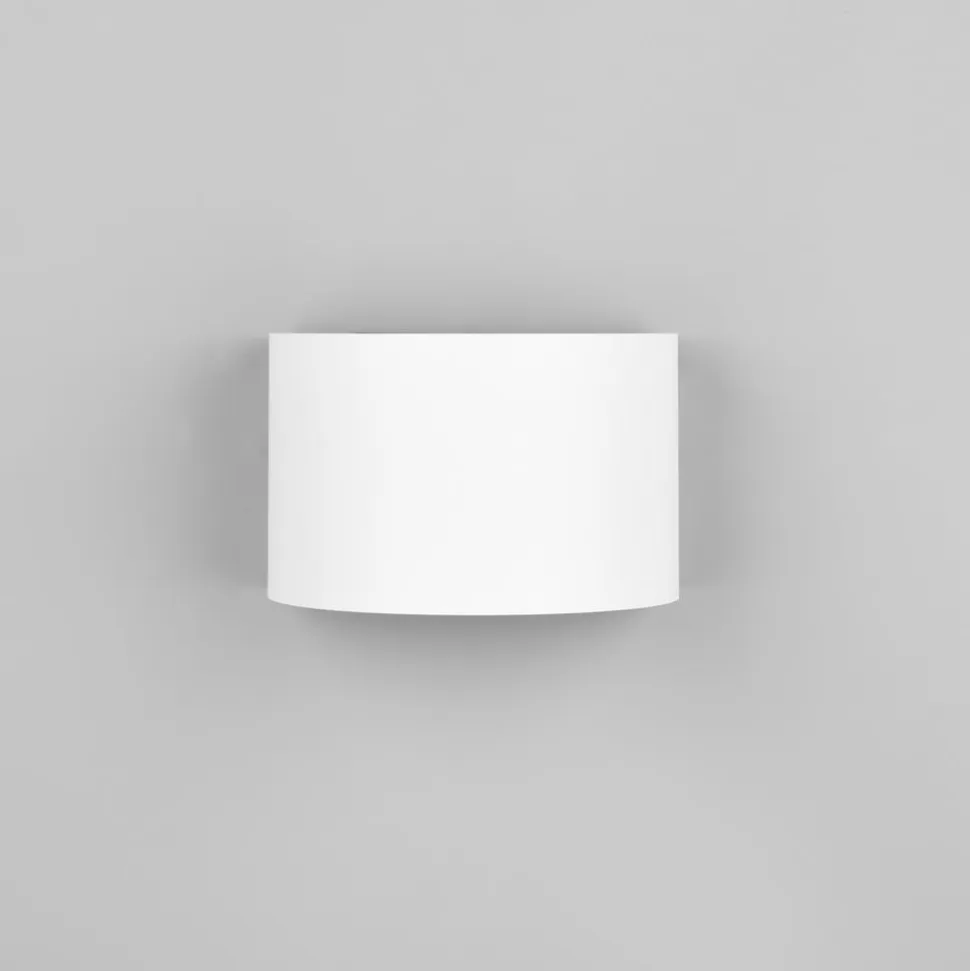 LED genopladelig udendørs væglampe Talent, hvid, bredde 16 cm, sensor