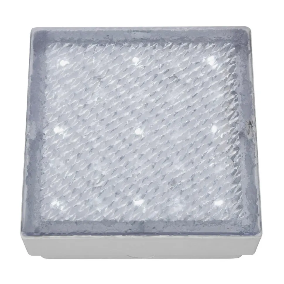 LED indbygget gulvlampe Walkover, IP68 8x8cm