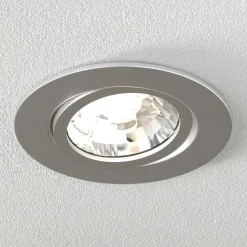 LED indbygningslampe Rico 6,5 W børstet stål
