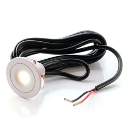 LED indbygningsloftlampe Punto Lumi, hvid, 1 W, 3.000 K