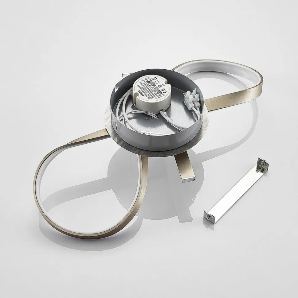 LED loftlampe Alana i sløjfe form