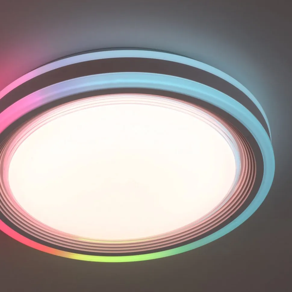 LED loftslampe Sfærisk, CCT, RGB, Ø 40cm