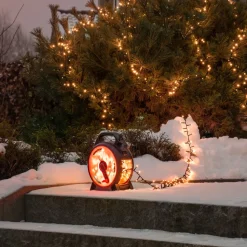 LED lyskæde Compact amber 300 LED'er 6,58 m