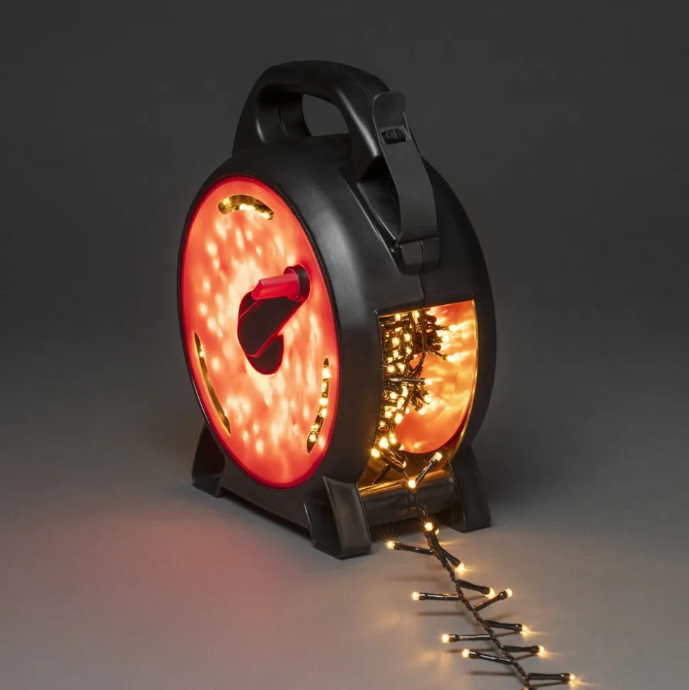 LED lyskæde Compact amber 1200LEDs 26,38m