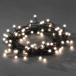 LED mini lyskæder til udendørs brug 80fl. varm hvid