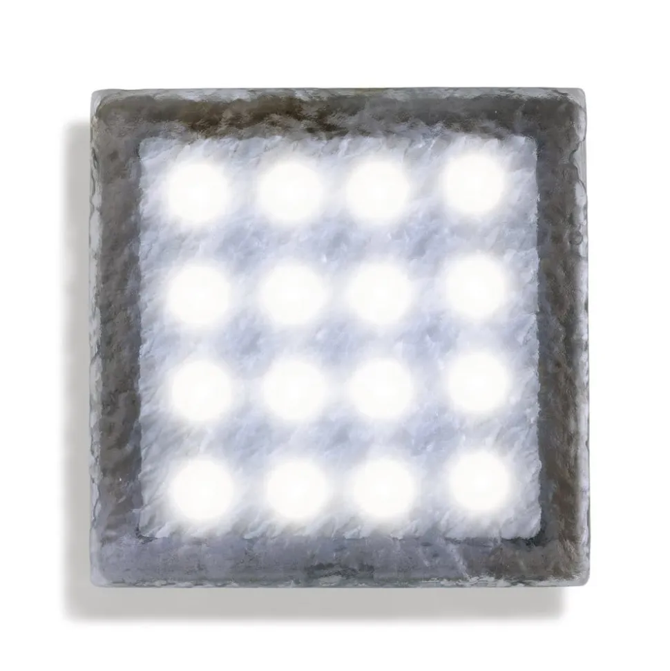 LED nedgravningslampe belægningssten Akiaki, 10 cm, gangbar