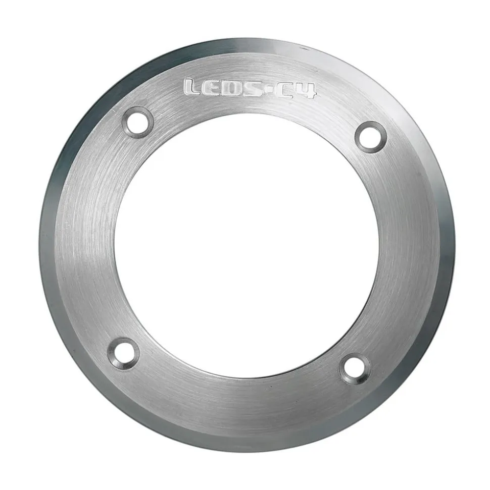 LED nedgravningslampe Gea, Ø 18 cm, 3000K, stål