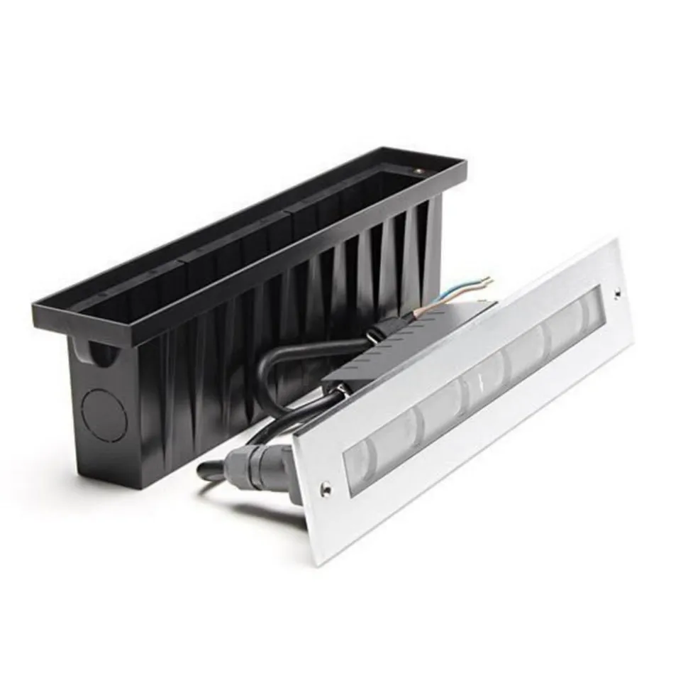 LED nedgravningslampe Jeremia, 32,8 cm, varmhvid