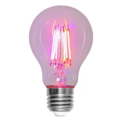 LED plantepære thrive, traditionel glødepære A60, E27, 6,5 W rød