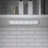 LED Push Light Row, batteridrift, 6.500 K, 30 cm