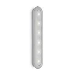 LED Push Light Row, batteridrift, 6.500 K, 30 cm