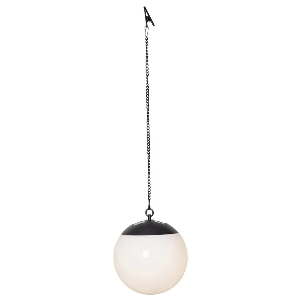 LED solar hængelampe Globus