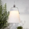 LED solar hængelampe Solia, Ø 28 cm