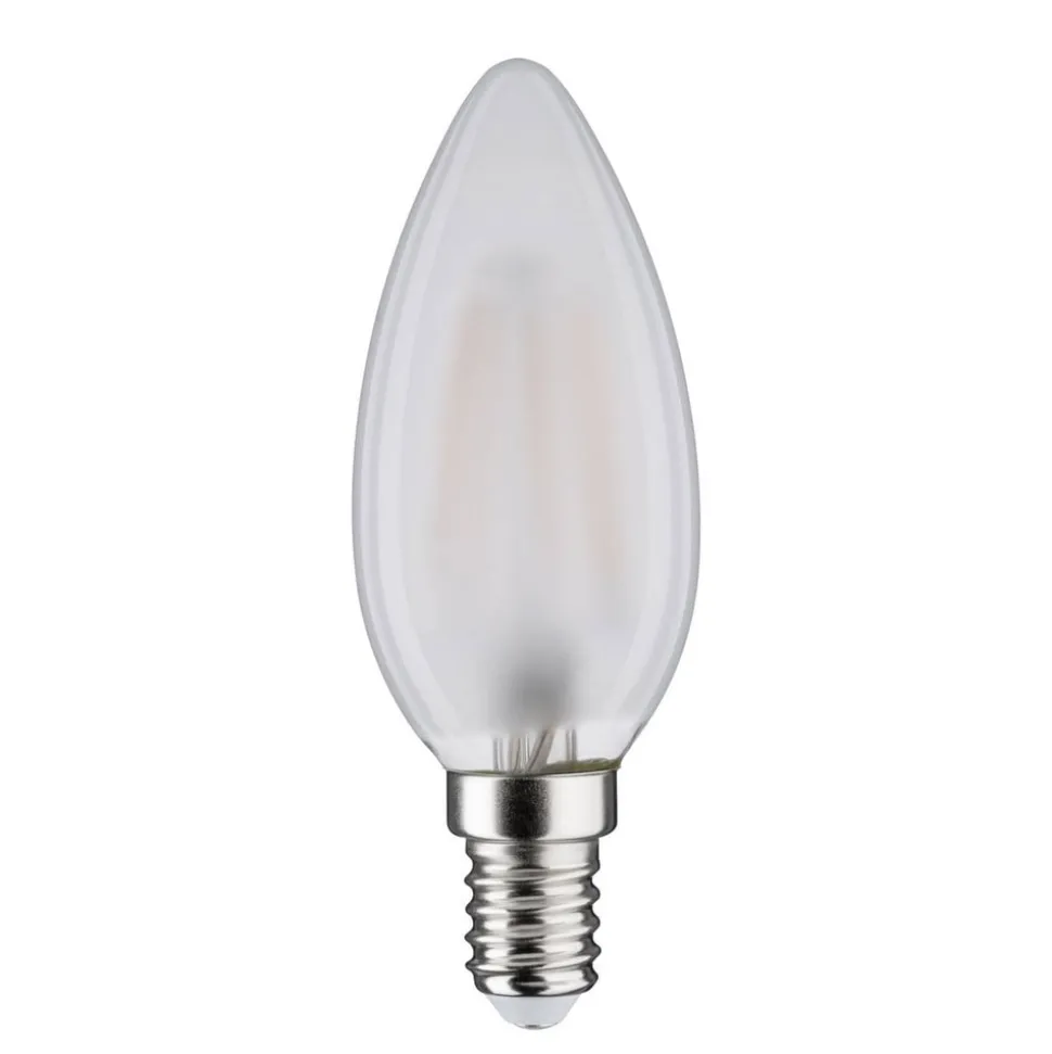 LED stearinlyspære E14 4,5W 2.700K mat
