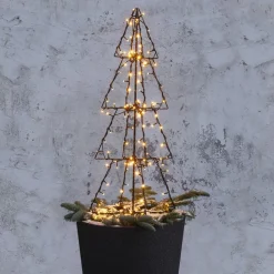LED udendørs dekoration Light Tree Foldy, højde 90 cm