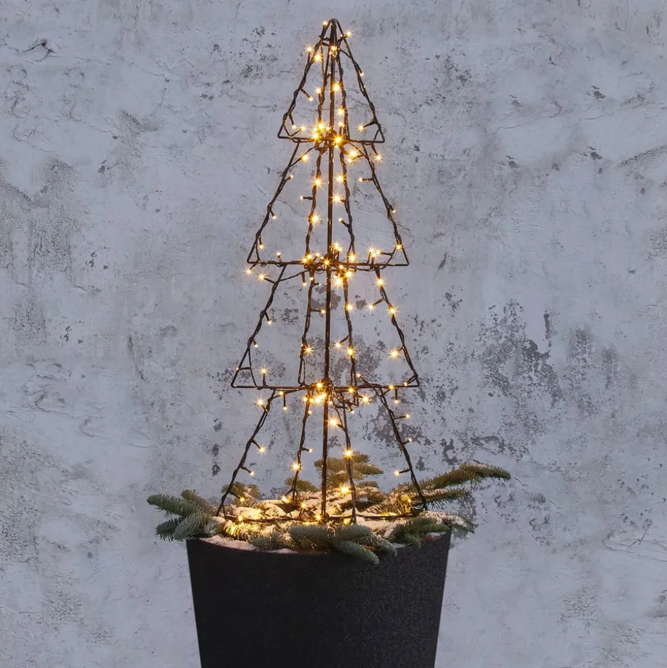 LED udendørs dekoration Light Tree Foldy, højde 90 cm