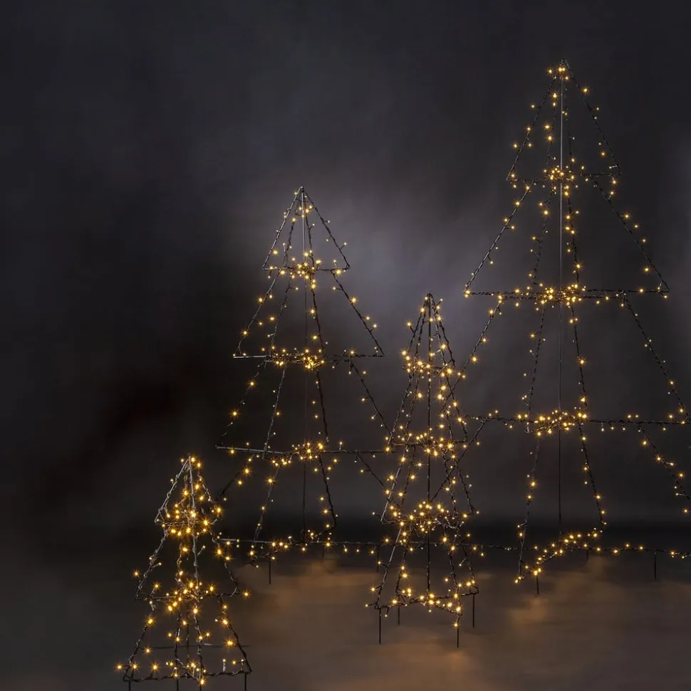 LED udendørs dekoration Light Tree Foldy, højde 90 cm